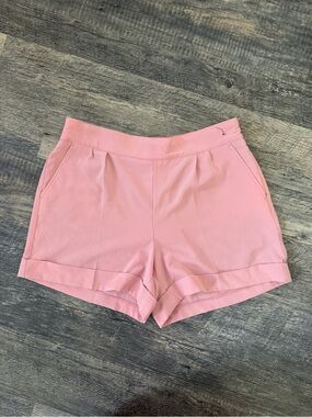 Blush Pink Dress Shorts